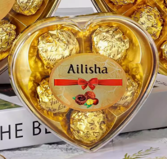 爱丽莎心形夹心巧克力礼盒